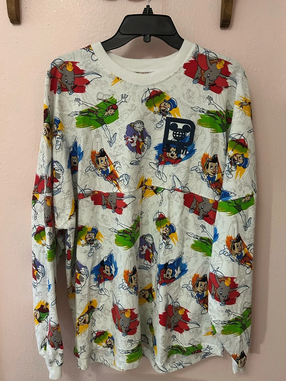 Authentic Disney Parks Spirit Jersey Ink and Paint Collection NWT Size L